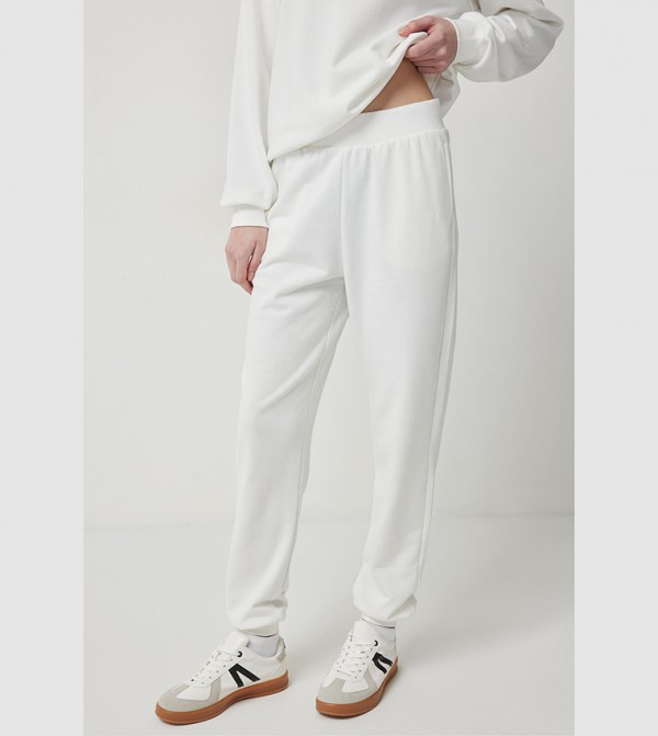 Ardene Track Pants & Joggers - White Track Pants & Joggers