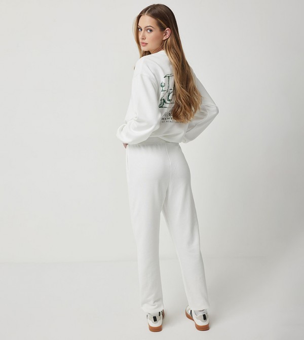 Ardene Track Pants & Joggers - White Track Pants & Joggers