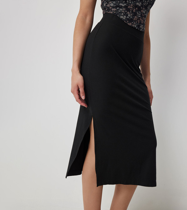 Ardene Ardene - Black Midi Skirts