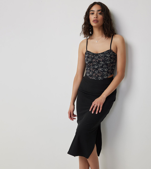 Ardene Ardene - Black Midi Skirts