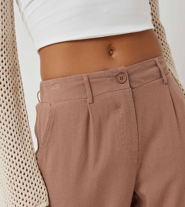 Ardene Ardene - Brown Casual Pants