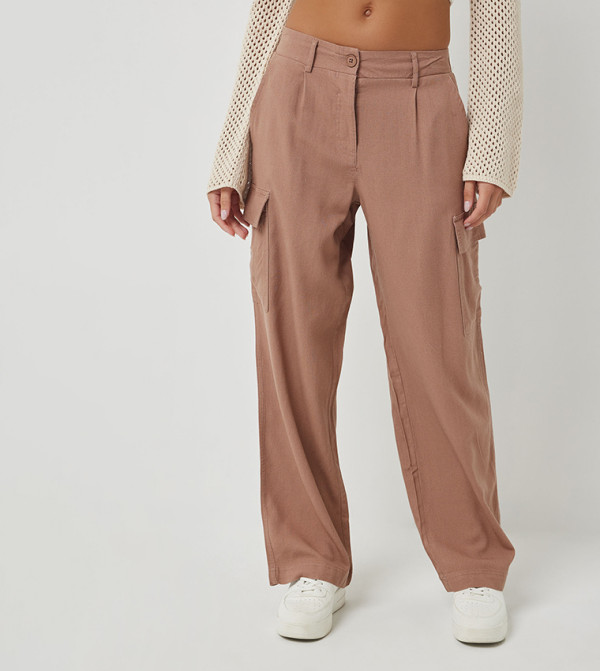 Ardene Ardene - Brown Casual Pants