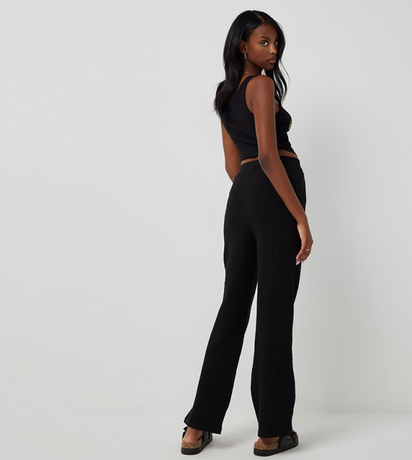 اردين ملابس - أسود بنطال كاجوال