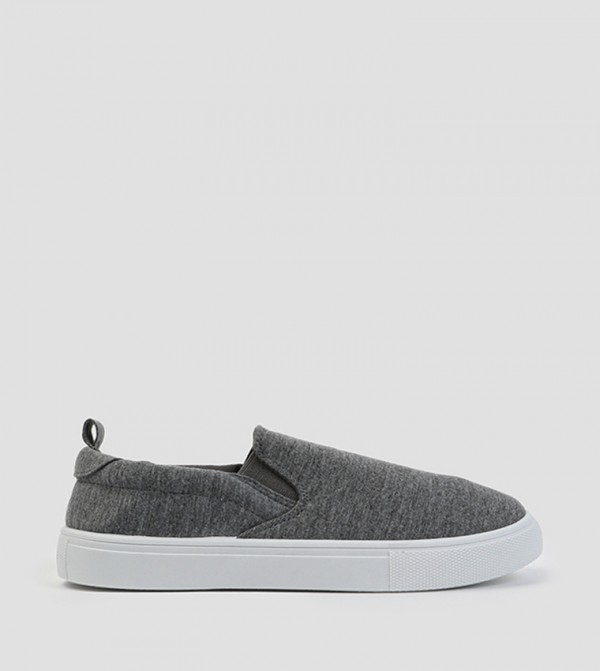Ardene  Shoes - Grey Casual Slip-ons