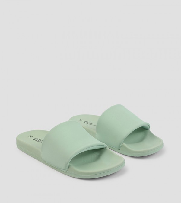Ardene  Shoes - Green Slides