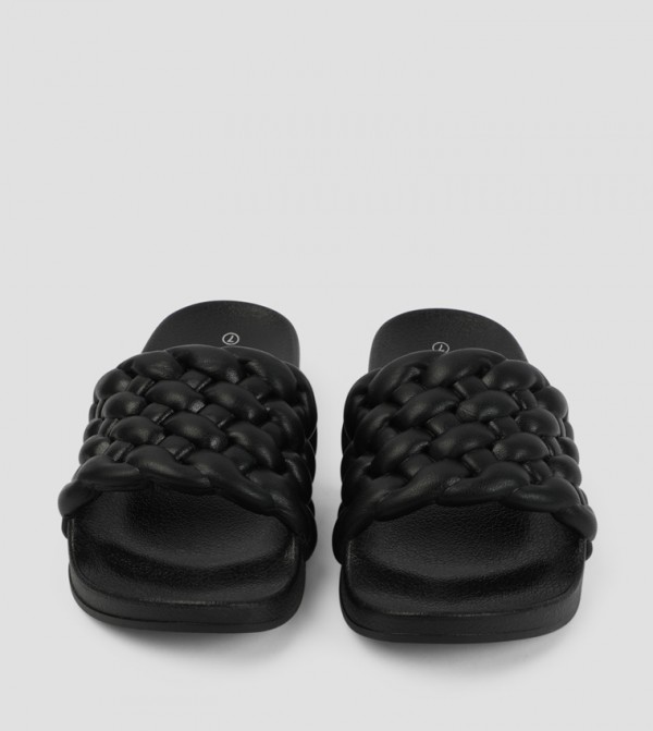 Ardene  Shoes - Black Slides