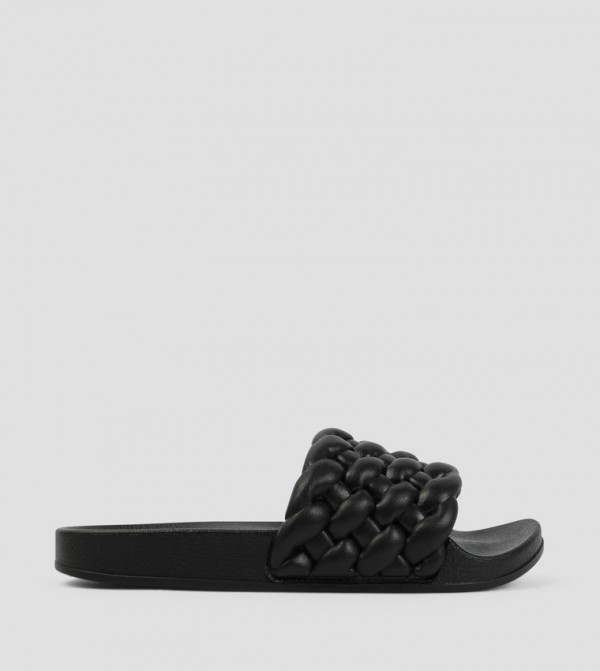 Ardene  Shoes - Black Slides