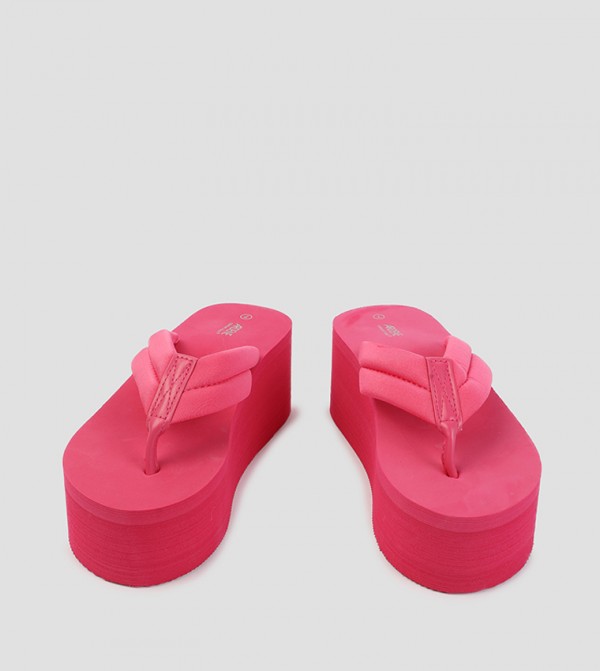 Ardene  Shoes - Pink Wedges