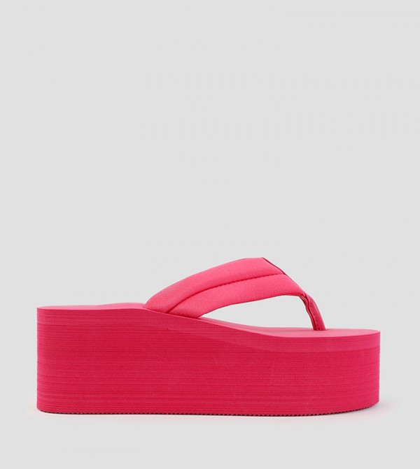 Ardene  Shoes - Pink Wedges