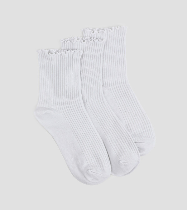 Ardene  Socks - White No Show Socks