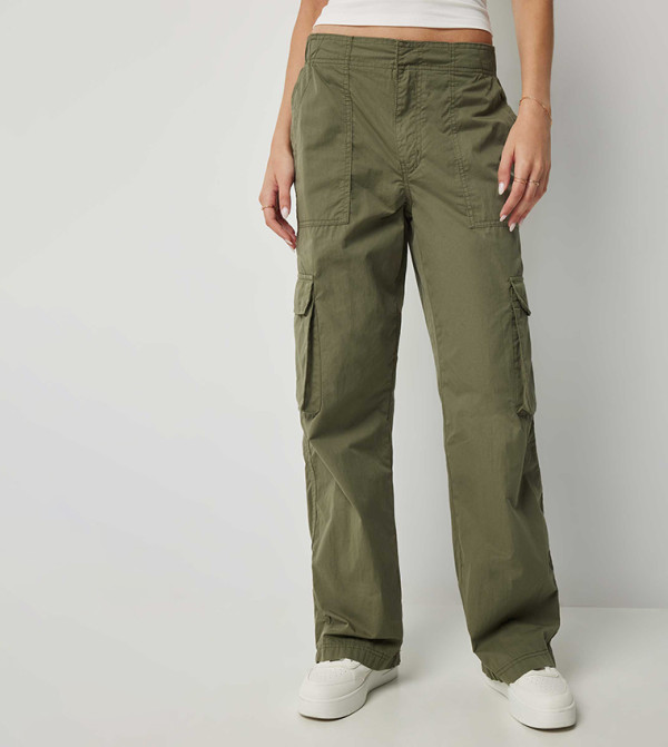 Ardene Ardene - Khaki Casual Pants