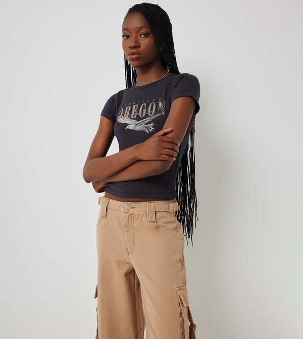 Ardene Ardene - Grey Casual T-Shirts