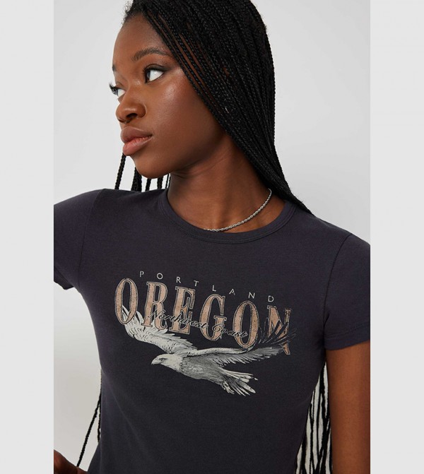 Ardene Ardene - Grey Casual T-Shirts