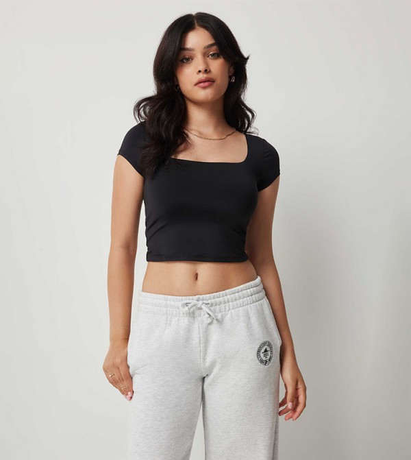 Ardene Ardene - Black Cropped Tops