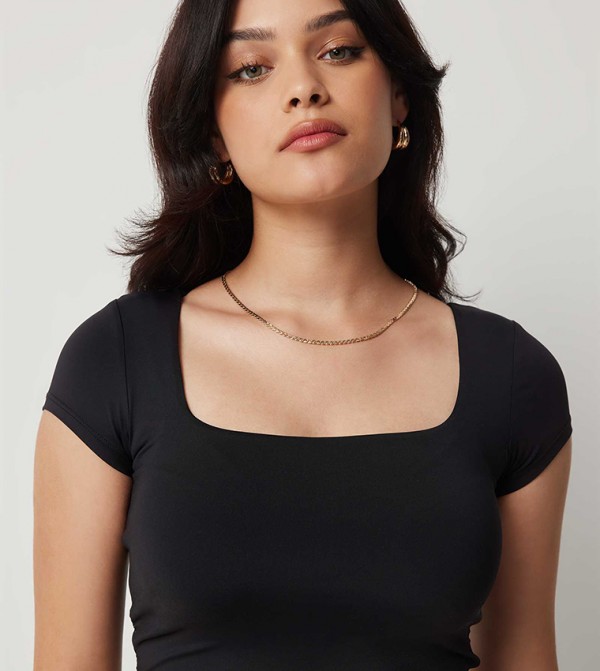 Ardene Ardene - Black Cropped Tops