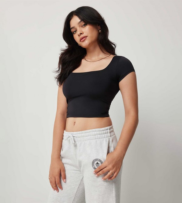 Ardene Ardene - Black Cropped Tops