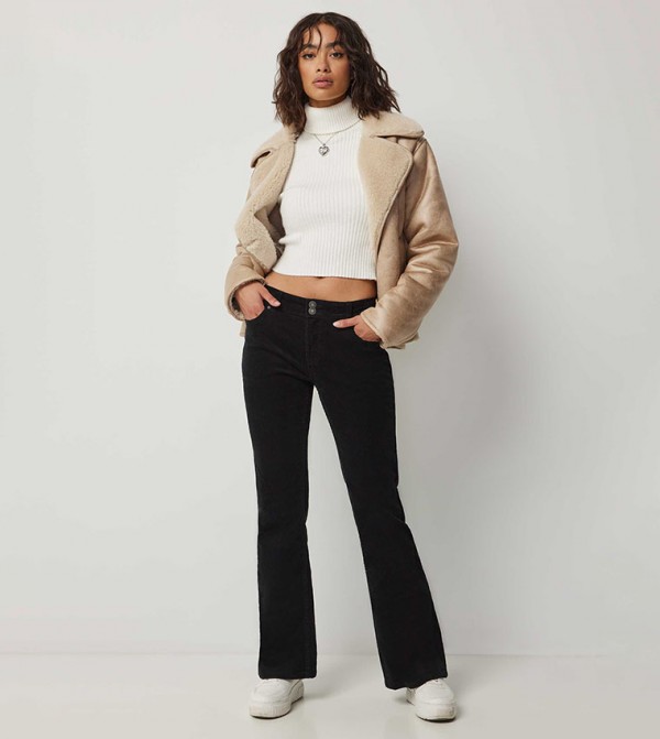 اردين ملابس - أسود بنطال كاجوال