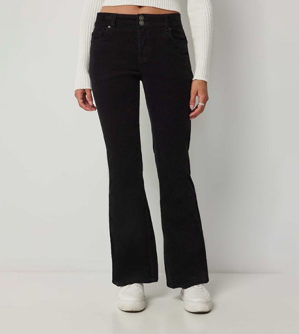 اردين ملابس - أسود بنطال كاجوال