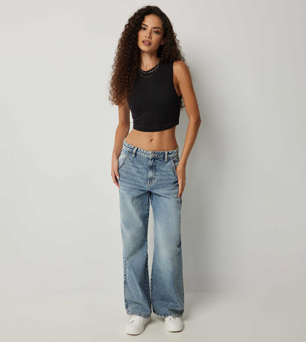 Ardene  Clothing - Black Cropped Tops
