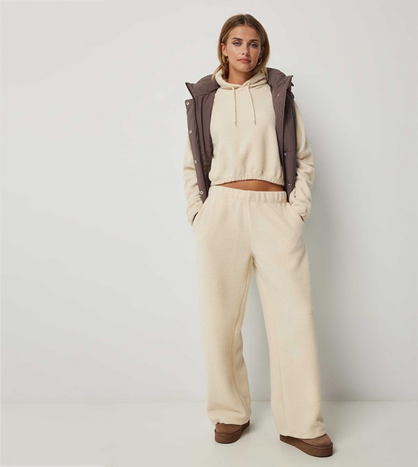 Ardene Ardene - Beige Casual Pants