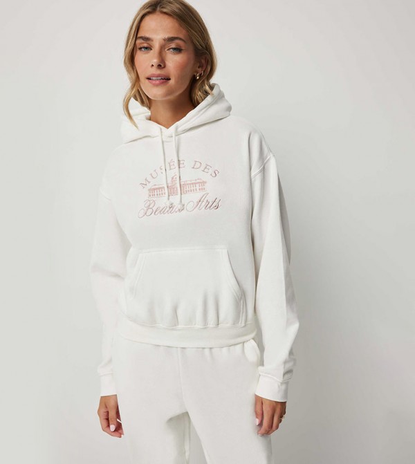 Ardene Ardene - White Hoodies