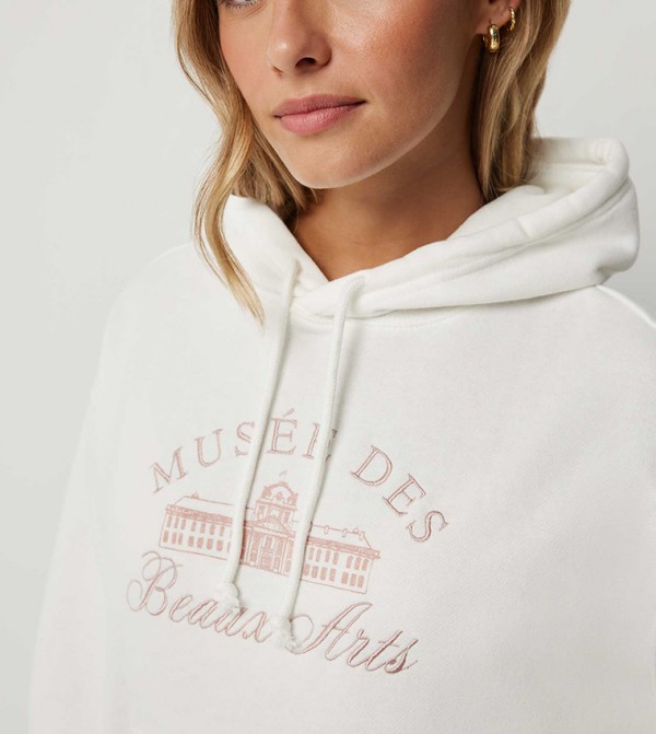 Ardene Ardene - White Hoodies