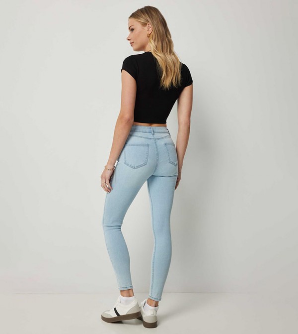 Ardene Ardene - Light Blue Skinny Fit Jeans