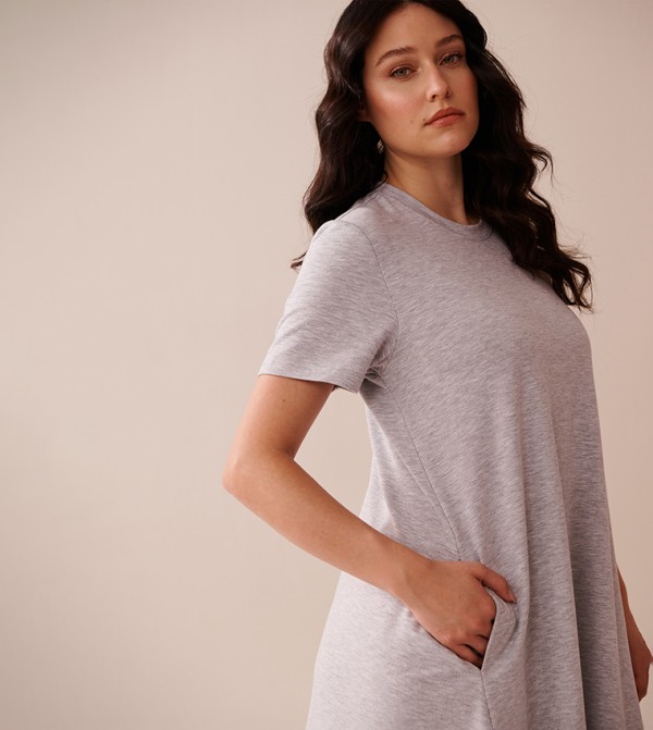 La Vie en Rose La Vie en Rose - Grey Night Dress & Gowns