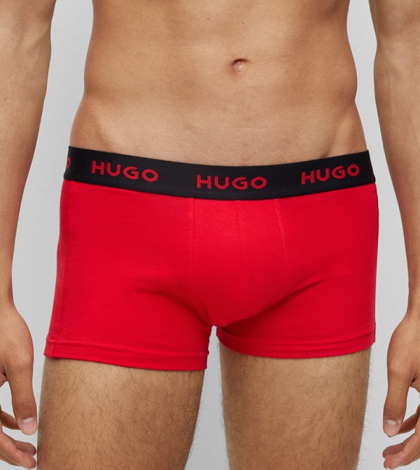 HUGO HUGO - Red Trunks & Briefs