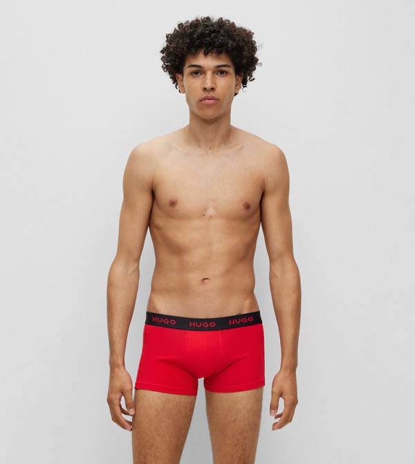 HUGO HUGO - Red Trunks & Briefs