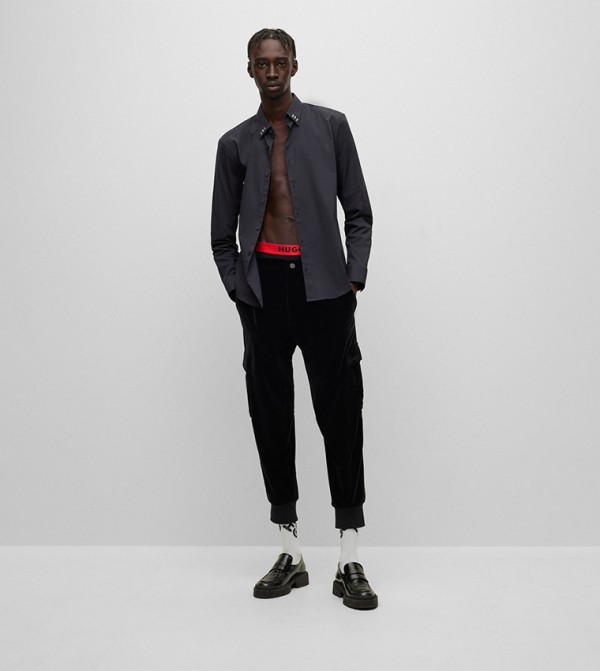 HUGO HUGO - Black Cargos