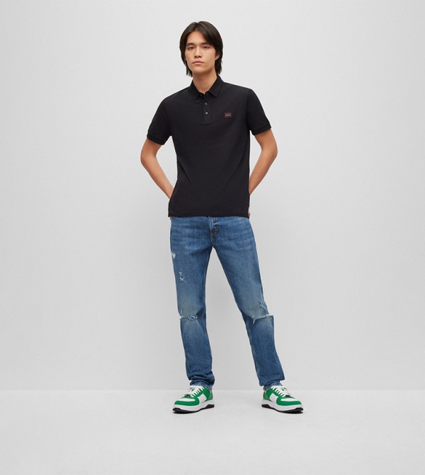 HUGO Hugo - Black Polo T-shirts