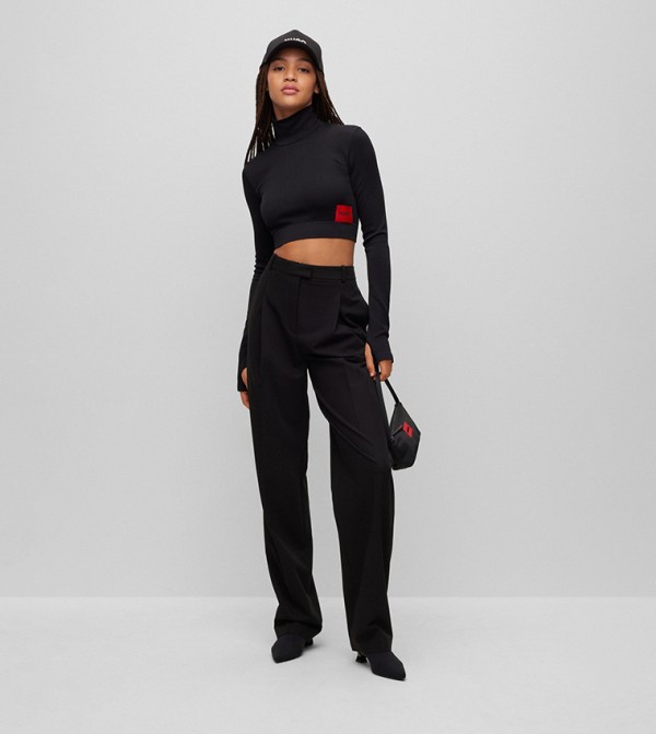 HUGO  - Black Tops & Blouses