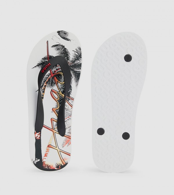 HUGO HUGO - White Flip-Flops