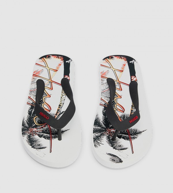 HUGO HUGO - White Flip-Flops