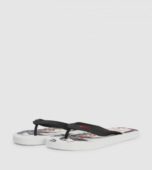 HUGO HUGO - White Flip-Flops
