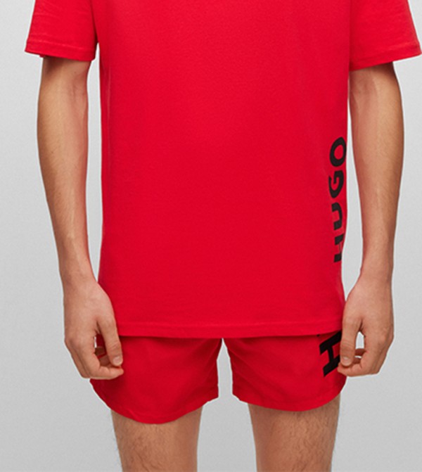 HUGO  - Red Casual T-Shirts