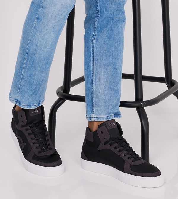 LOCI LOCI - Black Mid Top