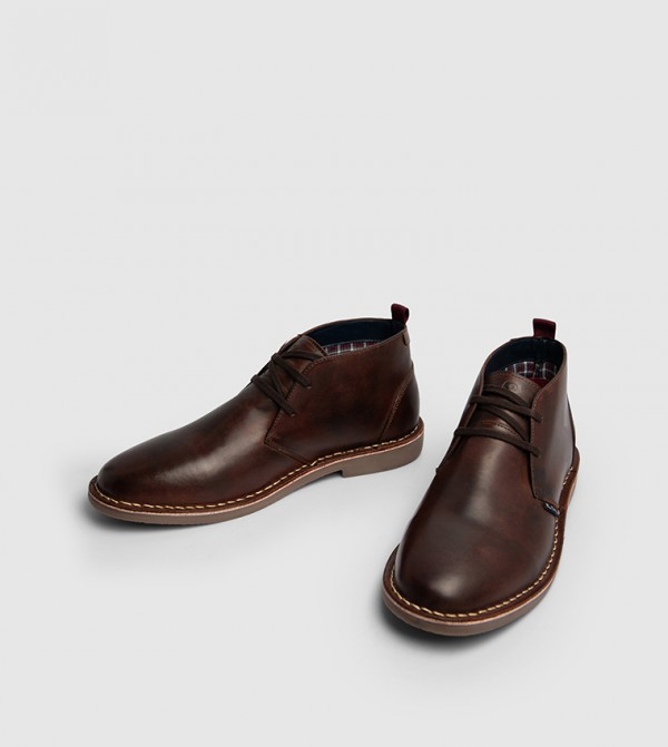 بن شيرمان بن شيرمان - بني  Lace up Boots