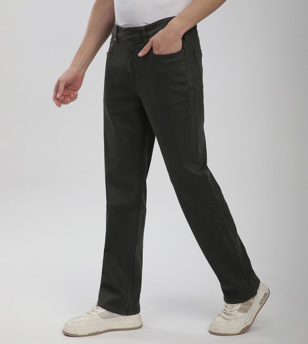 Beverly Hills Polo Club  Jeans - Green Straight Jeans