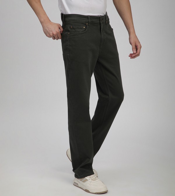 Beverly Hills Polo Club  Jeans - Green Straight Jeans