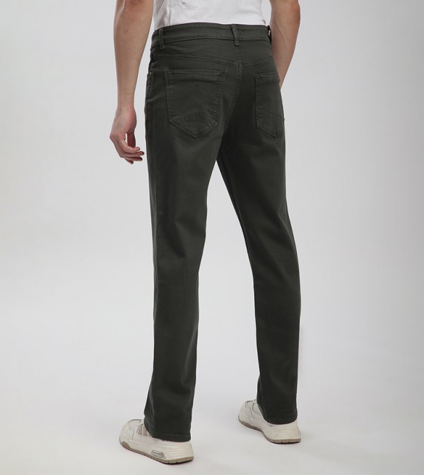 Beverly Hills Polo Club  Jeans - Green Straight Jeans