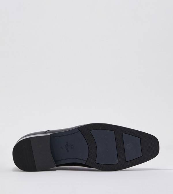 Dune London fashion-Slip-ons - Black Fomal Slip on