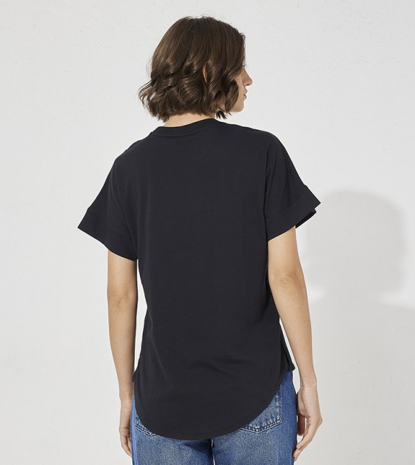 Ted Baker  Casual T-Shirts - Black Casual T-Shirts