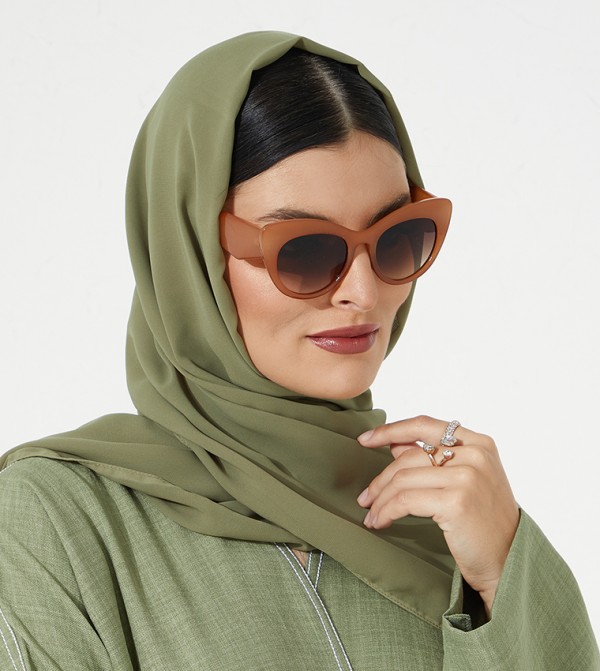 Dune London Dune London - Orange Retro Sunglasses