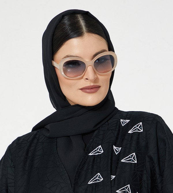 Dune London Dune London - Beige Round Sunglasses