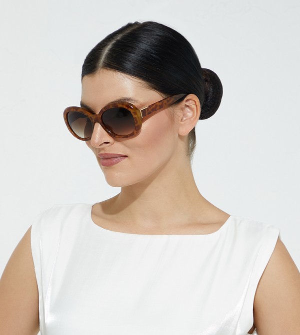 Dune London  Sunglasses - Brown Round Sunglasses