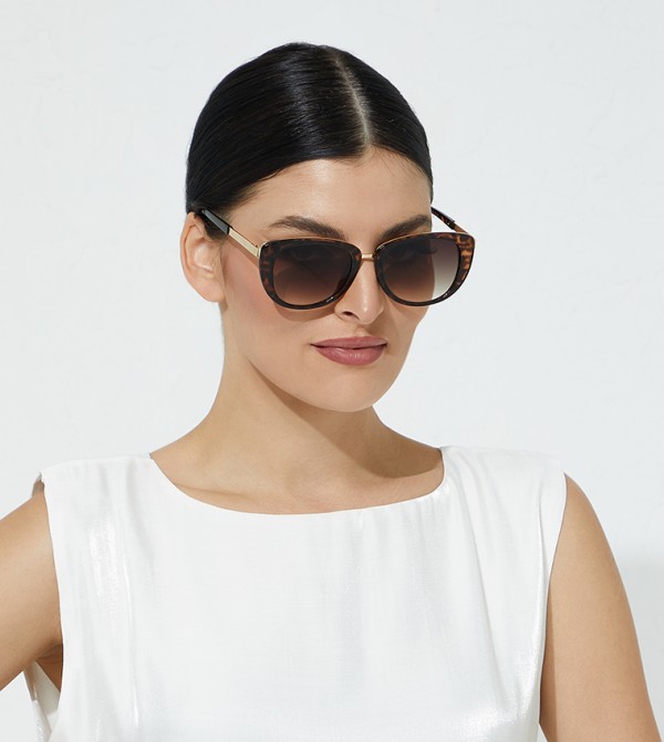 Dune London  Sunglasses - Brown Cat Eye