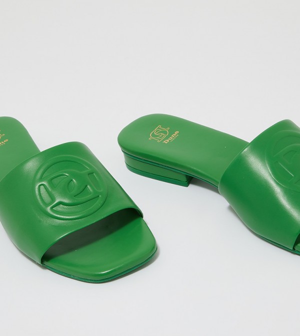 ديون لندن ديون لندن - أخضر Flat Sandals