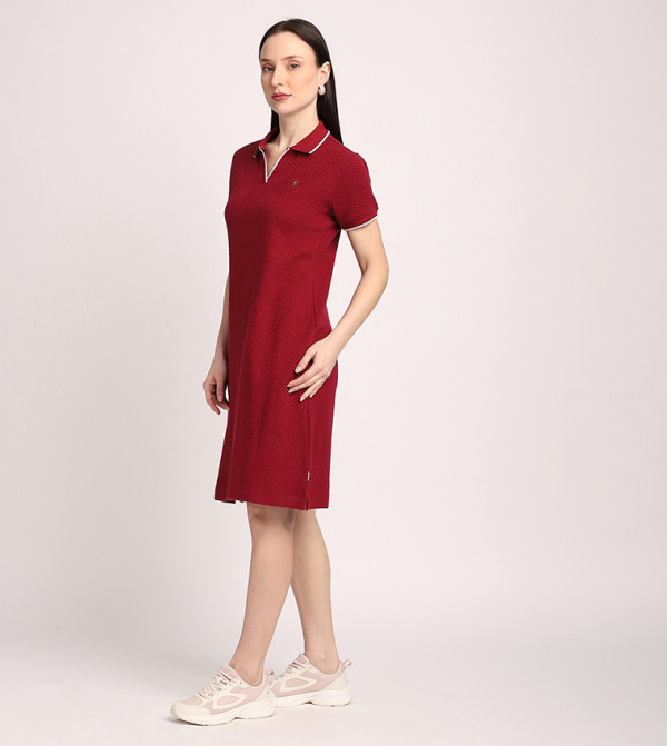 Beverly Hills Polo Club Beverly Hills Polo Club - Burgundy Mini Dresses